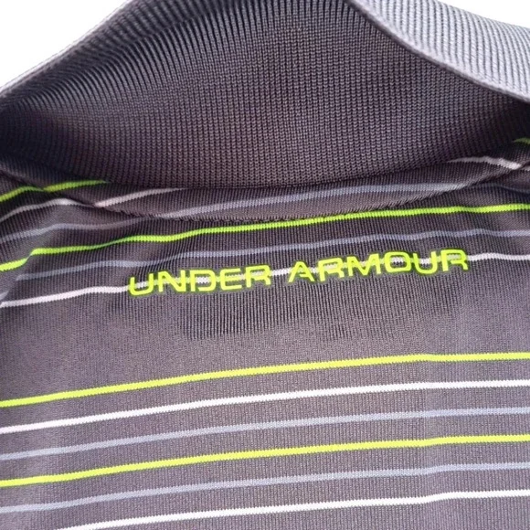 Under Armour HEATGEAR Short Sleeve Golf Polo Loose Fit Shirt Youth Medium - Picture 4 of 4